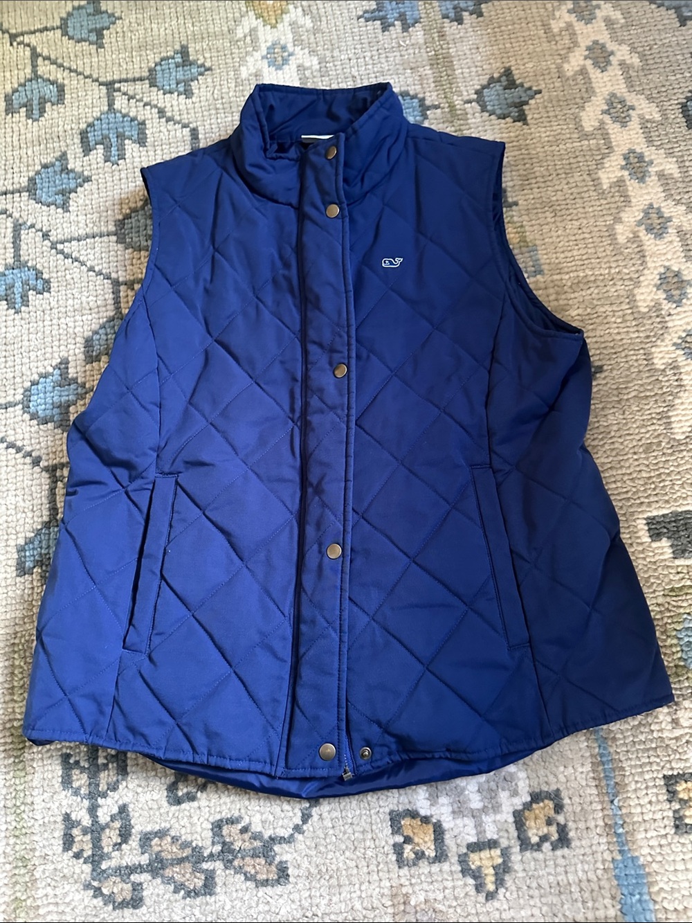 Vineyard Vines Quilted Sleeveless Vest - Royal Blue